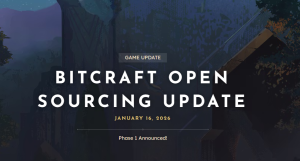 社交沙盒MMO《BitCraft》开源启动 第一阶段1月21日发布_单机（《BitCraft》开源社交沙盒MMO首阶段1月21日单机版上线）