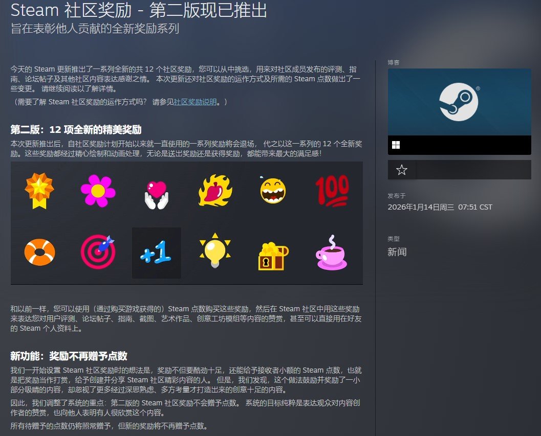 Steam社区取消点数奖励 打击“乐子人”引战内容